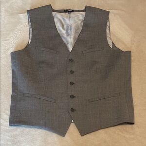 Express Gray Men's Vest